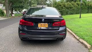 2019 BMW M550i xDrive Startup amp Revs  Stock Exhaust [upl. by Necyrb]