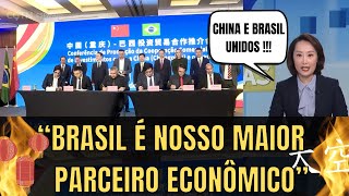 Mídia Internacional Exalta Parceria Economia Entre China E Brasil [upl. by Tommie29]