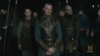 Vikings Goofing Off  Behind the Scenes of Season 2  History [upl. by Harvie]