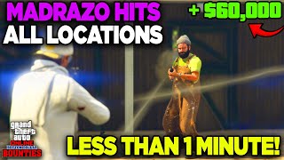 How To Do Madrazo Hits in GTA 5 Online ALL Locations Guide [upl. by Ahsaz]