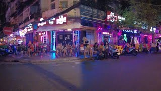 Cambodia Nightlife Tourist Street At Riverside Near Bar So Beautiful  Phnom Penh 4k [upl. by Boehike359]