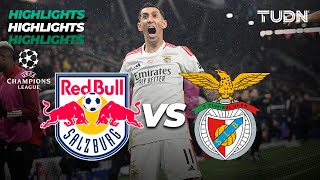 RB Salzburg vs Benfica  HIGHLIGHTS  UEFA Champions League 202324  TUDN [upl. by Dinnage]