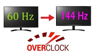 I Overclock my 60Hz Monitor to 75Hz 🔥 [upl. by Peedus]