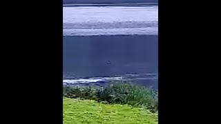 Eerie Loch Ness Sighting video at VILN Shoreland Lodges Webcam at 1908pm on the 19092023 [upl. by Atsyrt]