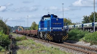 Gleisbauarbeiten auf Donautalbahn amp Zollernbahn  Schwere Bauzugeinsätze von Spitzke und Zürcher [upl. by Goodspeed]