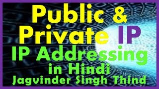 What is Public and Private IP Address in hindi [upl. by Bornie]