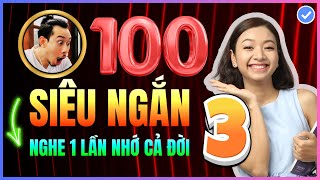 Tổng hợp 100 câu Luyện Nghe Tiếng Anh CHẬM RÃI bắt buộc PHẢI THUỘC LÒNG để bắn tiếng Anh như gió 3 [upl. by Shirley]