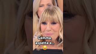 Gemma aspetta efinite voi la frase 😂 😂 😂 uominiedonne puntatadioggi [upl. by Zimmermann]