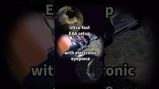 Ultrafast EAA telescope setup with electronic eyepiece astro astronomy telescope nightsky [upl. by Orten]