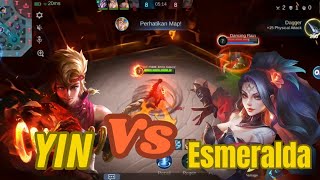 YIN EXP LANE MASUK META KAH   SEKALI MASUK RING LAWAN AUTO HILANG  Mobile Legends [upl. by Kursh]