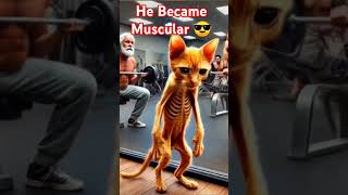 He Became Muscular video remaalbum tutorial abstractdesign cartoon 💪 😳😲 [upl. by Dlorag]