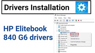 hp elitebook 840 g6 drivers [upl. by Oisorbma]