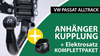 Anhängerkupplung abnehmbar VW PASSAT ALLTRACK  Westfalia Komplettsatz  Montage von Rameder [upl. by Meggi]