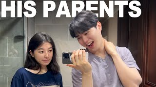 Cooking for his Korean parent for the First Time  Daejeon Café Korean food ldr Couple Vlog [upl. by Egide]