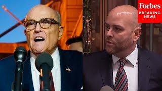 JUST IN The Attorney For Rudy Giuliani Assails Unconstitutional Judgment Against Former NYC Mayor [upl. by Ellemac880]