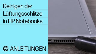 Reinigen der Lüftungsschlitze in HP Notebooks  HP Notebooks  HP Support [upl. by Hayyikaz]