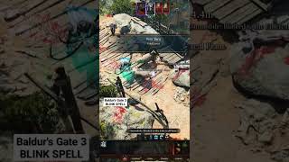 Baldurs Gate 3 Lvl 3 Blink Spell read description [upl. by Behre]