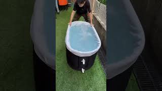 You Wont Believe the DUAL FUNCTION of This Sauna Pod coldplunge outdoors pool sauna icebath [upl. by Ivetts]