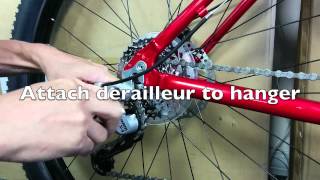 How To Easy Bicycle derailleur hanger replacement [upl. by Cusack]