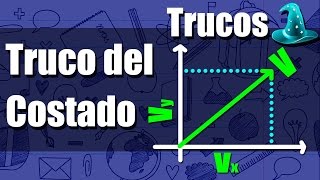 Como Descomponer un Vector Rápidamente Truco del costado [upl. by Maxma]