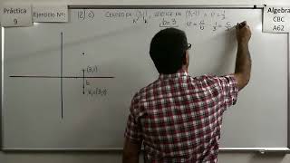 Álgebra CBC A62 Práctica 9 – Ejercicio 12 c Hallar la ecuación de una elipse definida por [upl. by Enirehtak572]