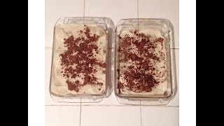 VEGAN TIRAMISU WITH TOFU  RECIPE [upl. by Williamsen735]