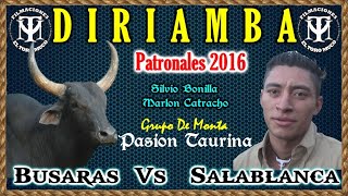 Montas De Toros 🎷🎺🐂PATRONALES DIRIAMBA 2016🐂🎺🎷 [upl. by Unders]