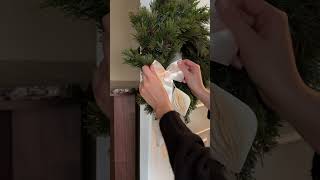 Eleganten Türkranz selber binden🎄✨ DIY hack einrichten westwing [upl. by Anotyal904]