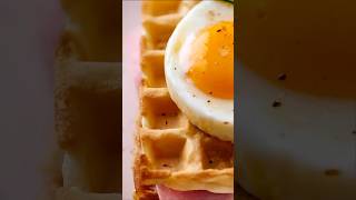 Gaufre Madame au jambon et comté  shorts recette cuisine tutorial [upl. by Lema]