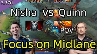 Quinn Phoenix VS Nisha Queen of Pain  Focus on Midlane  737d [upl. by Akinar564]