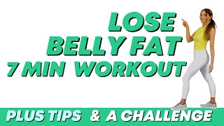 7 Minute Lose Belly Fat Workout  Beginners Weight Loss Workout  No Jumping Workout all Standing [upl. by Sirenay706]