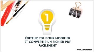 Comment modifier et convertir un fichier PDF facilement PDF scannés [upl. by Mutua241]