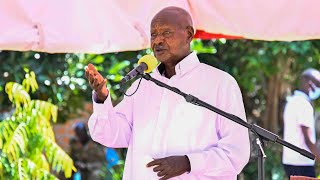 Museveni addresses the people of Teso after commissioning Teso Zonal Presidential Industrial hub [upl. by Einnalem]