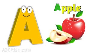 Phonics sound of alphabet  alphabet song  A for apple  Nursery rhymes  ABC phonics song [upl. by Rakabuba]