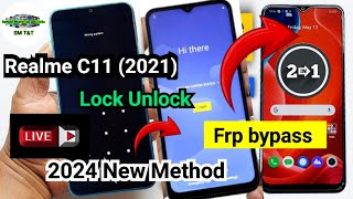 Realme C11 2021 Lock unlock Pattern lock unlock with Google account bypass New Method 2024 [upl. by Neelat]