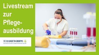 Pflegeausbildung der St Elisabeth Gruppe – Fragen und Antworten im Livestream [upl. by Yaner9]