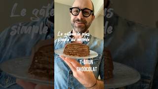 Gâteau chocolat sans cuisson thé brun [upl. by Botti]