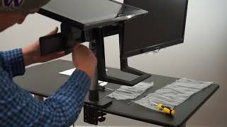 Ergotron HX Dual Monitor Arm Unboxing and Assembly [upl. by Soluk839]