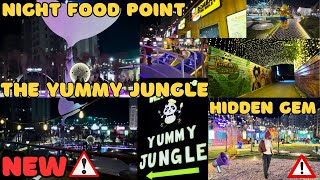 The Yummy Jungle Zirakpur Amazing Night Life  Hidden Gemzirakpurtheyummyjunglenightfood [upl. by Annavahs66]