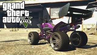 GTA 5  NOUVEAU QUAD BLAZER STREET  CUSTOMISATION ET STUNTS INCROYABLES [upl. by Fasta]