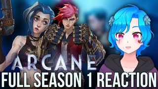 ARCANE FULL SEASON 1 REACTION [upl. by Aid]