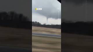 Two Tornados Merge Into One in Ohio 😳 [upl. by Winou994]