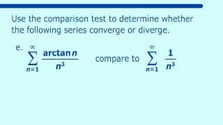 More Tests for Convergence [upl. by Daney849]