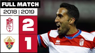 Granada CF 21 Elche CF  PARTIDO COMPLETO  LALIGA HYPERMOTION 20182019 [upl. by Dole]