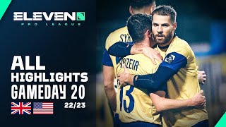 ALL HIGHLIGHTS ⚽👀 Jupiler Pro League GAMEDAY 20 [upl. by Oates]