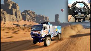 KAMAZ  MASTER SPORTS TEAM  Dakar Desert Rally  Logitech G920 [upl. by Kenny829]