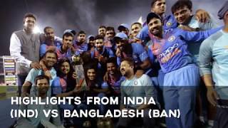 Nidahas Trophy 2018 Final Highlights from India IND vs Bangladesh BAN [upl. by Courcy]