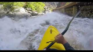 Kayaking quotUpper Deathquot rapid in Glenwood Canyon [upl. by Daniels]