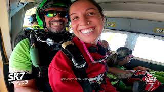 Tandem Skydive Salto de Paraquedas Algarve Carolina [upl. by Aitsirhc]