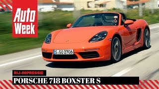 Porsche 718 Boxster S  English subtitled  AutoWeek review [upl. by Araik]